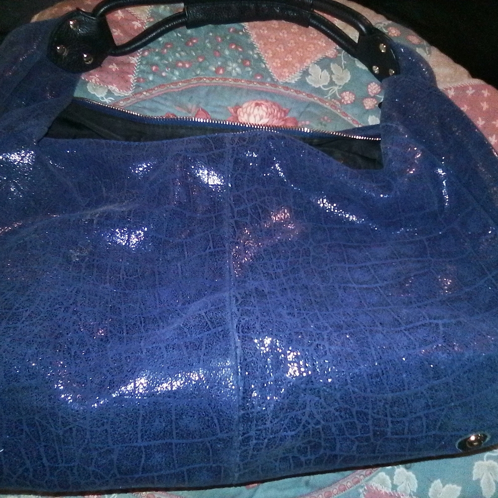 Elegant Blue Handbag